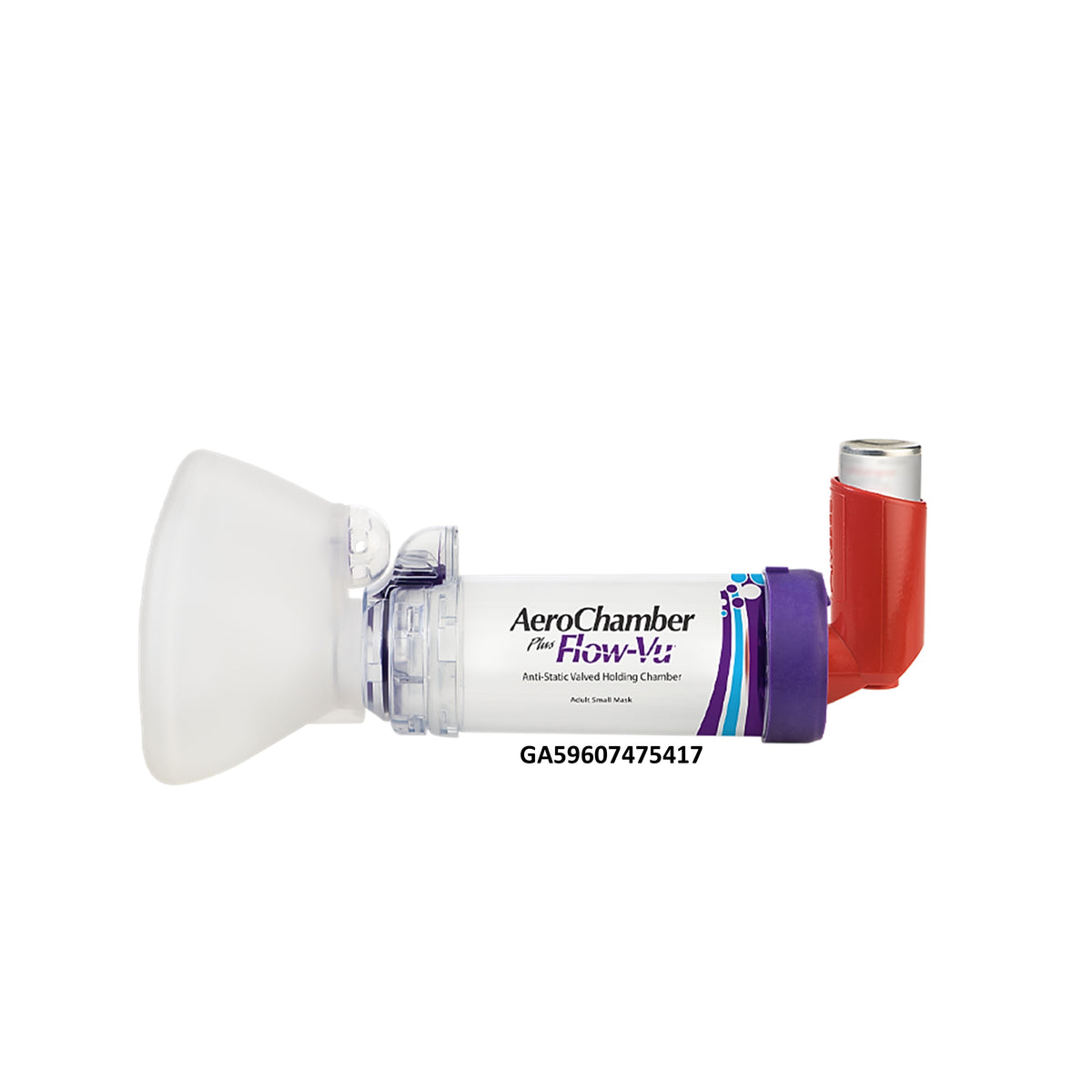 Aerochamber Plus with Flow-Vu Anti-Static VHC with Small Adult Mask (5+ Years)
