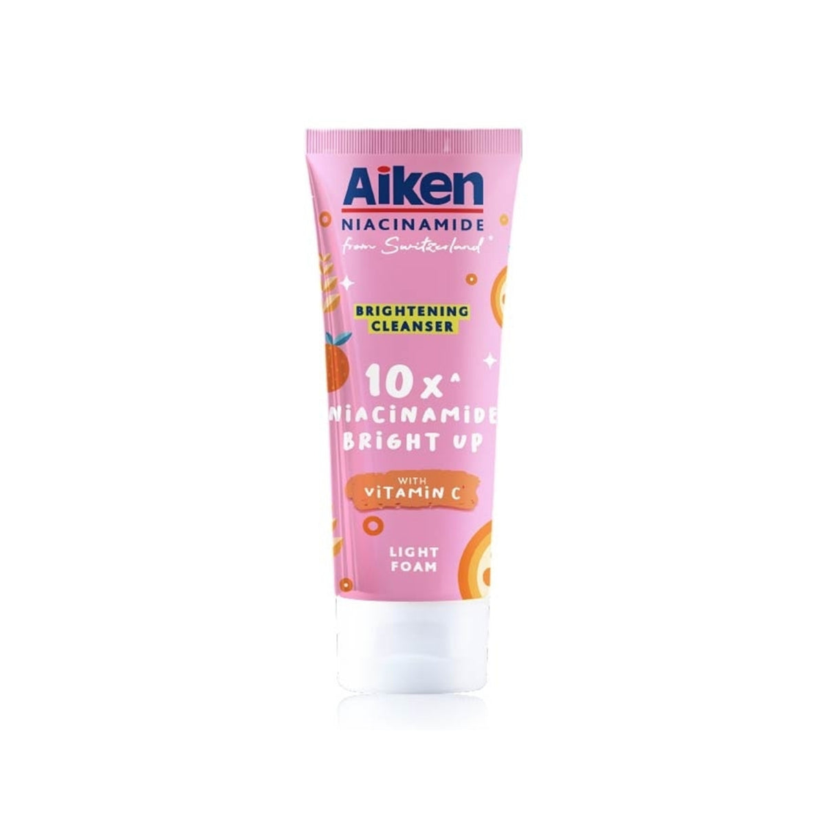 Aiken Niacinamide Light Foam Brightening Cleanser with Vitamin C (95g)