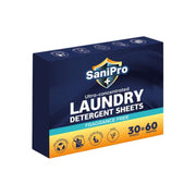 SaniPro+ Ultra-Concentrated Laundry Detergent Sheets - Fragrance Free (30's)