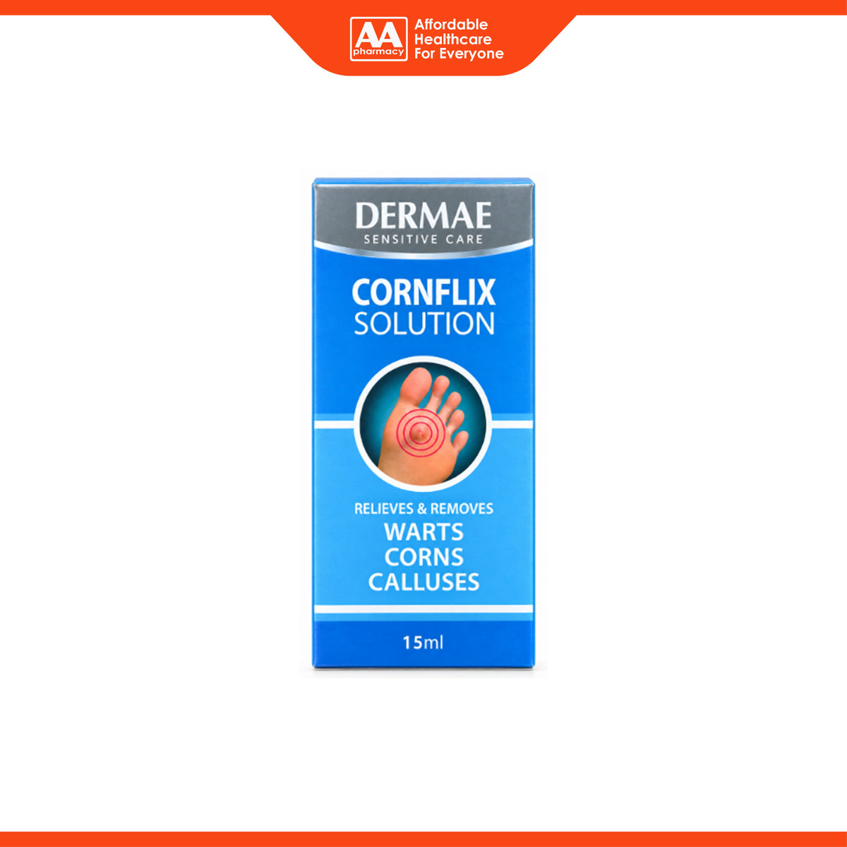 Dermae CornFlix Solution (15ml)