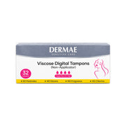 Dermae Viscose Digital Tampons - Non-Applicator, Super Plus 12-15g (32's)