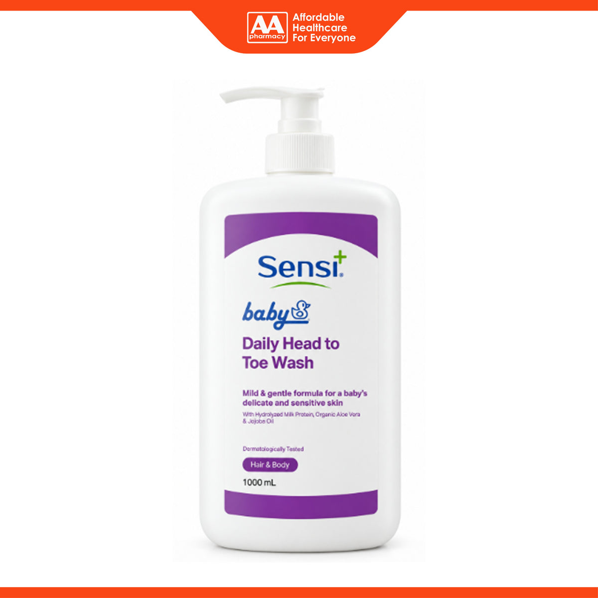 Sensi+ Baby Daily Head to Toe Wash (1000ml)