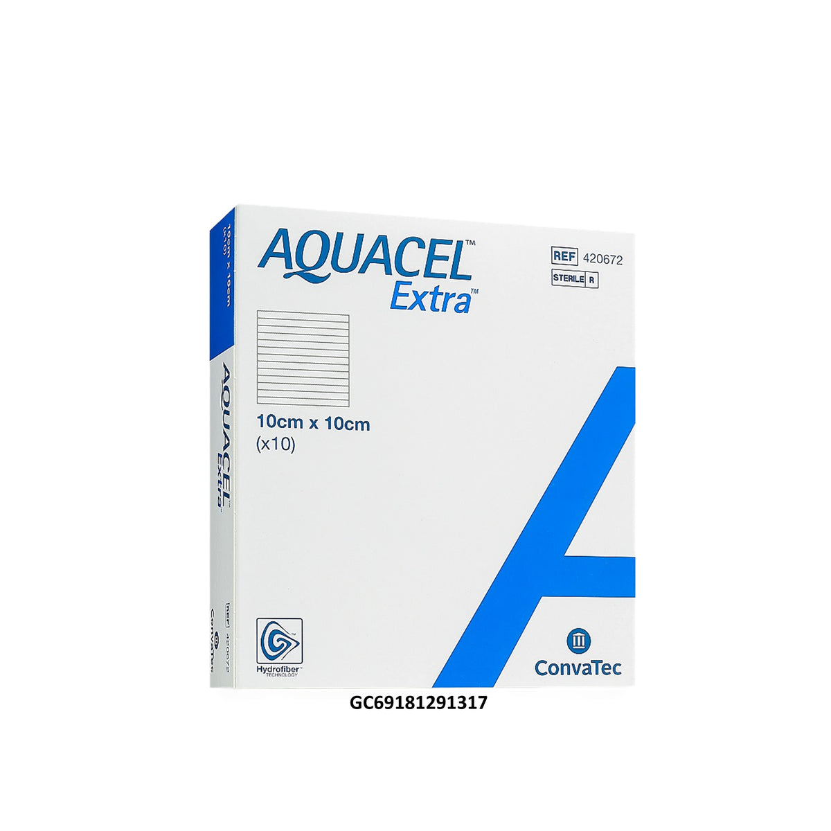 ConvaTec Aquacel Extra Sterile Dressing REF 420672 - 10cm x 10cm (10's)
