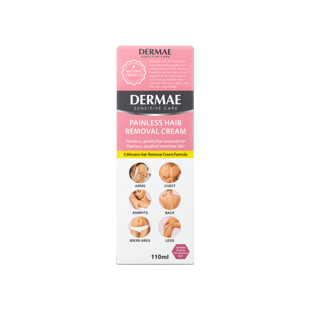 Dermae Painless Hair Removal Cream (110ml)