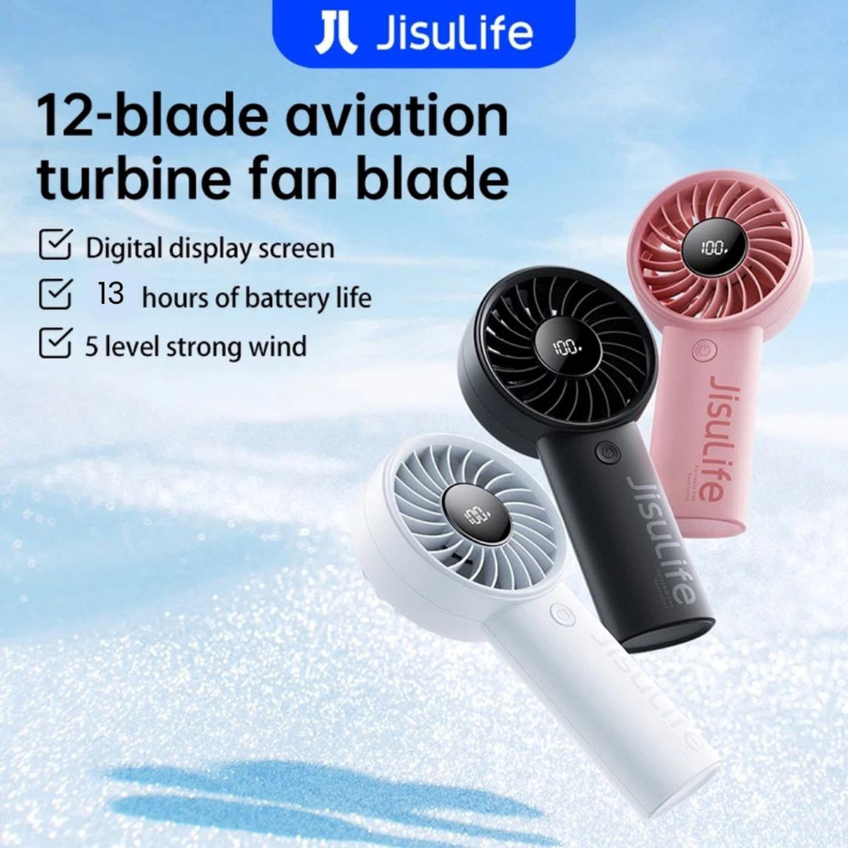 [NOT FOR SALE] AA FG: Bio-Life x JisuLife Handheld Fan Life4 3600mAH (1's)