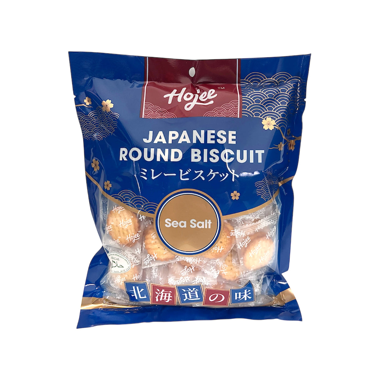 Hojee Japanese Round Biscuit - Sea Salt (258g)