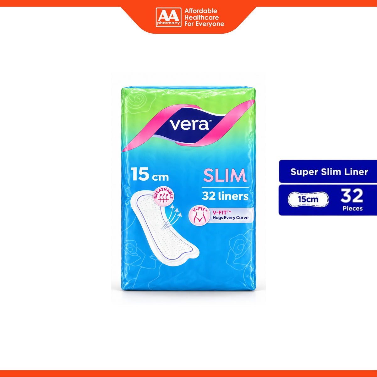 Vera Liners - Slim, 15cm (32's)