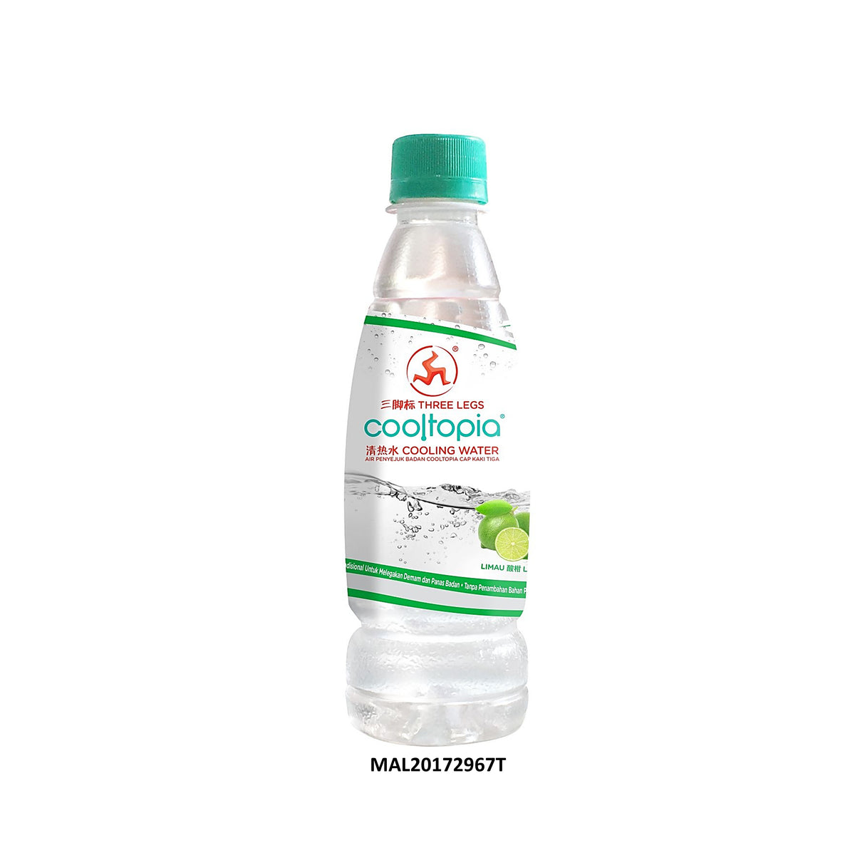 3 Legs Cooltopia Cooling Water - Lime (320ml)