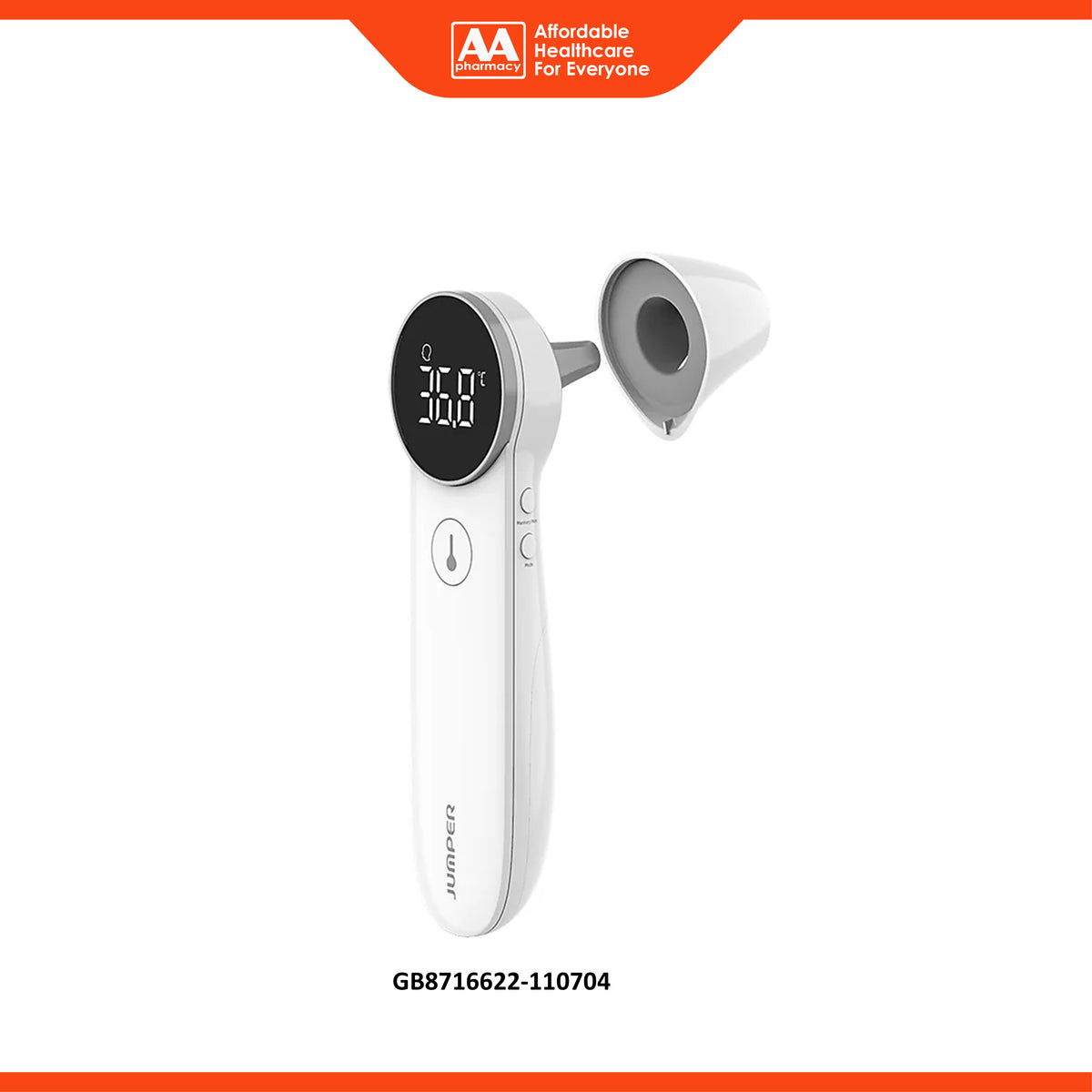 Jumper Dual Mode Infrared Thermometer (Model: JPD-FR301) - 1 Year Warranty