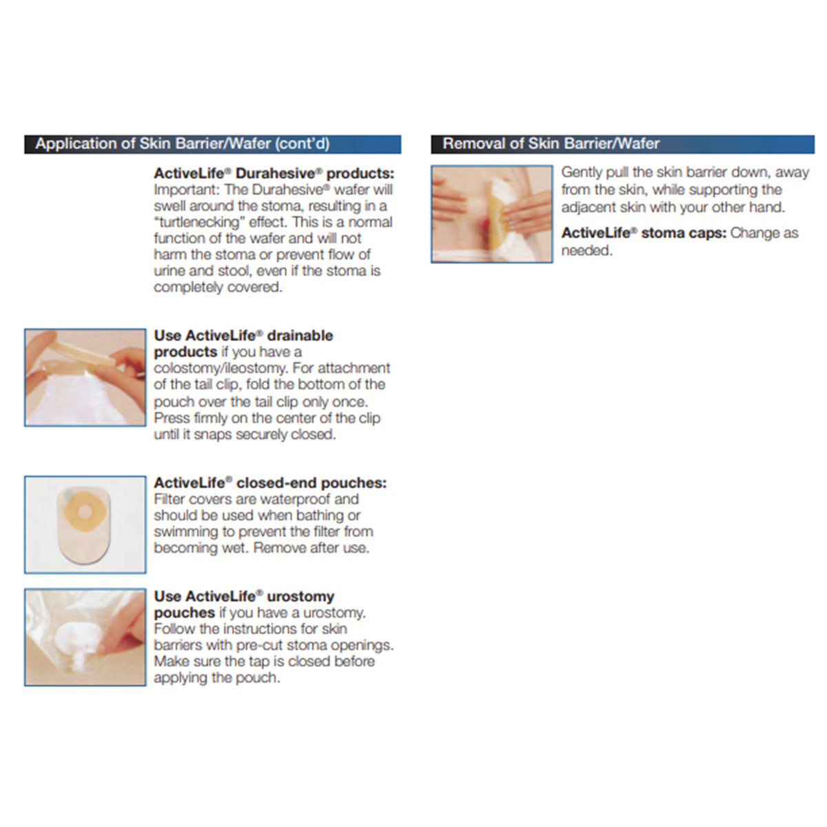 ConvaTec ActiveLife One-Piece Drainable Transparent Pouch with Durahesive Plus Skin Barrier - 19-64mm, REF 400598 (10's)