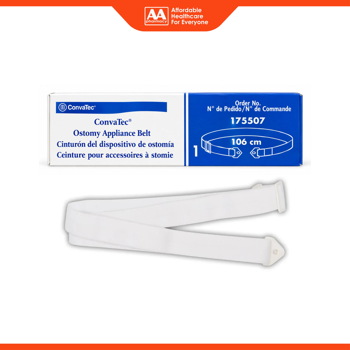ConvaTec Ostomy Appliance Belt - 106cm, Adjustable, REF 175507 (1's)