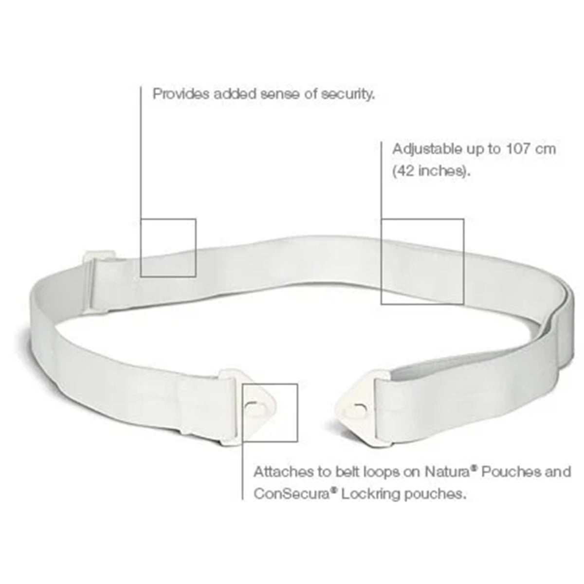 ConvaTec Ostomy Appliance Belt - 106cm, Adjustable, REF 175507 (1's)