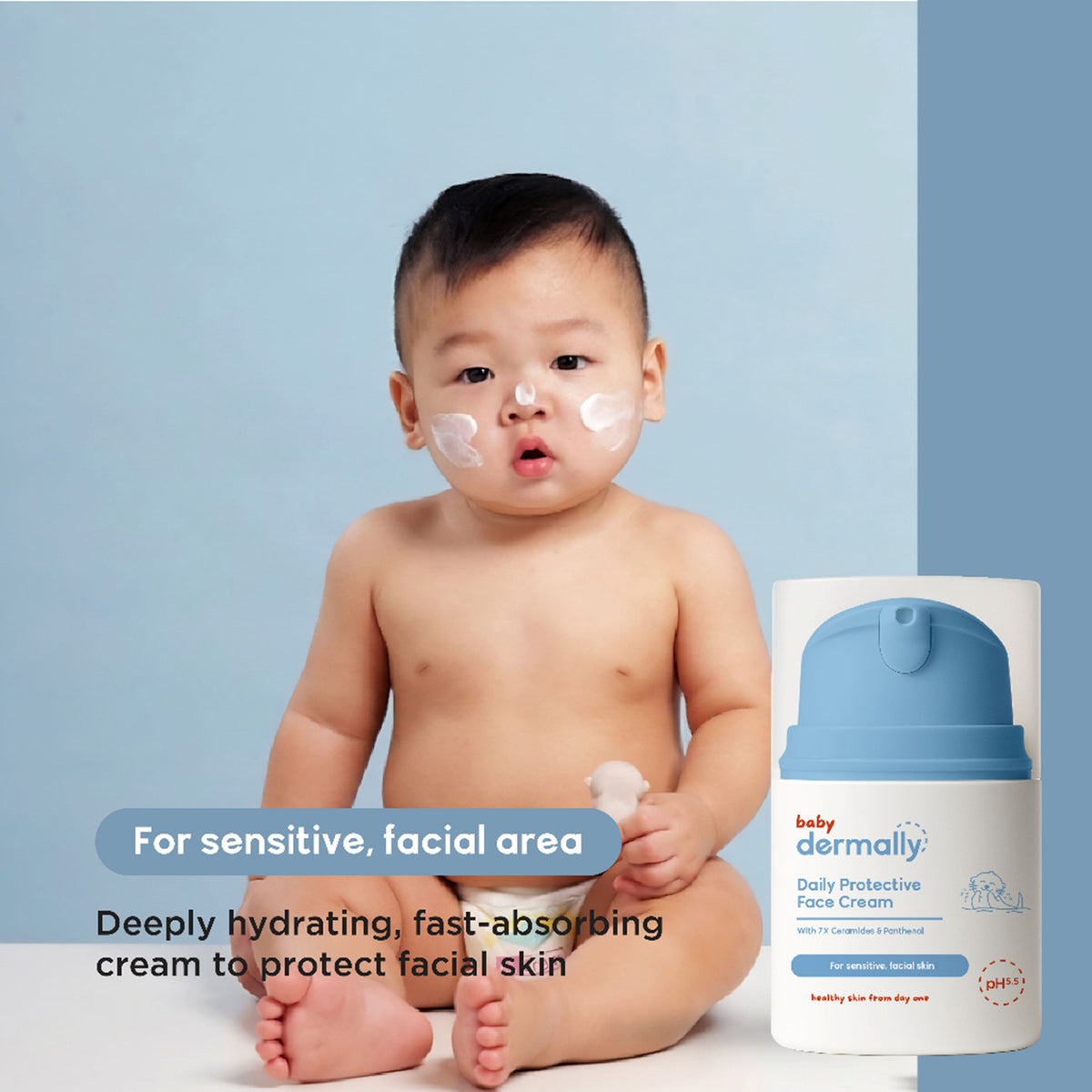 Baby Dermally Daily Protective Face Cream (30ml)