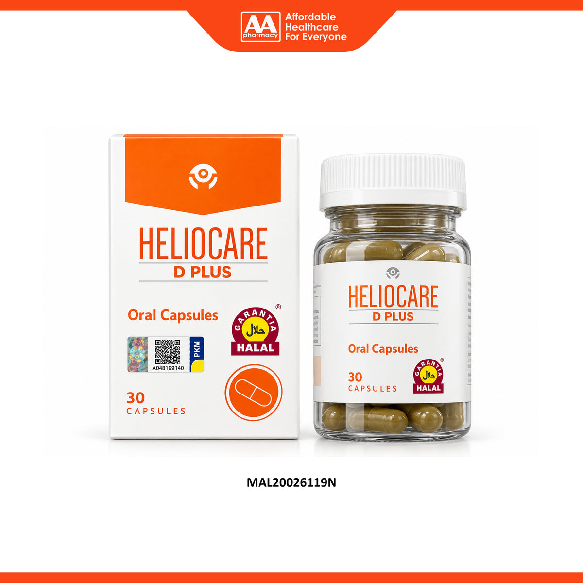 Heliocare D Plus Oral Capsule (30's)