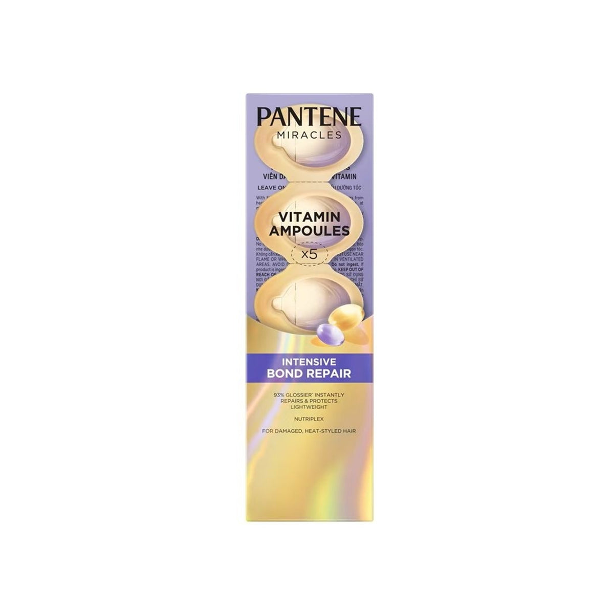 Pantene Miracles Vitamin Ampoule - Intensive Bond Repair (0.7ml x 5's)