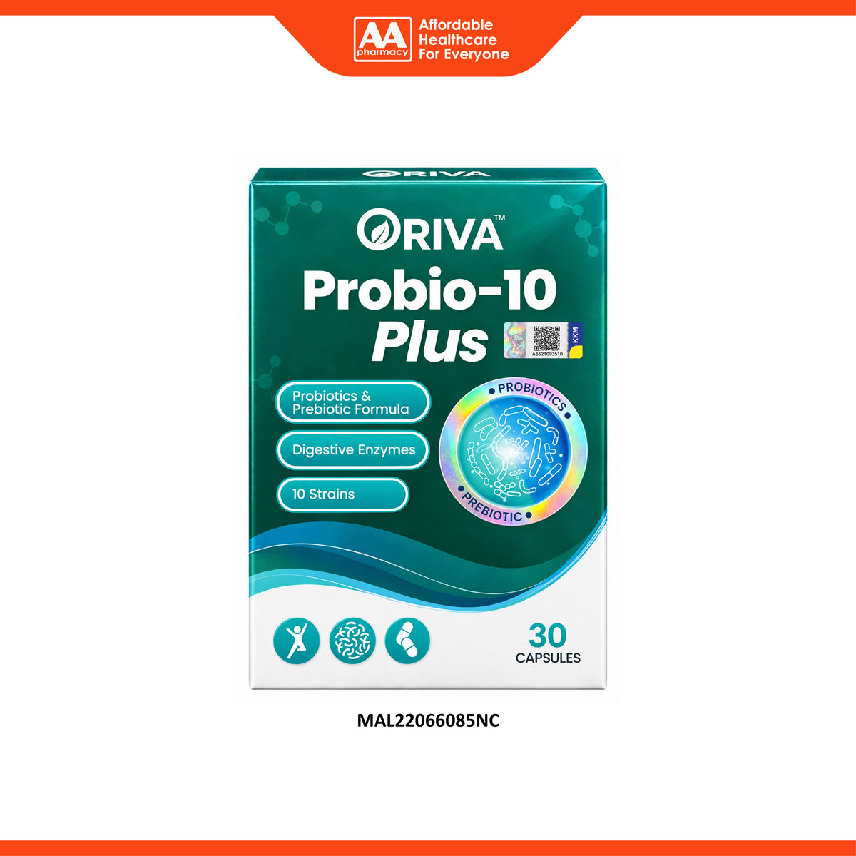 Oriva Probio-10 Plus Vegeapsule (30's)