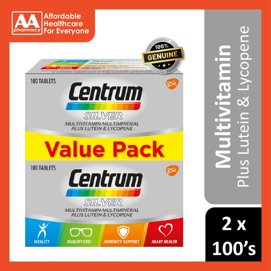 Centrum Silver Twin Pack 2 X 100's