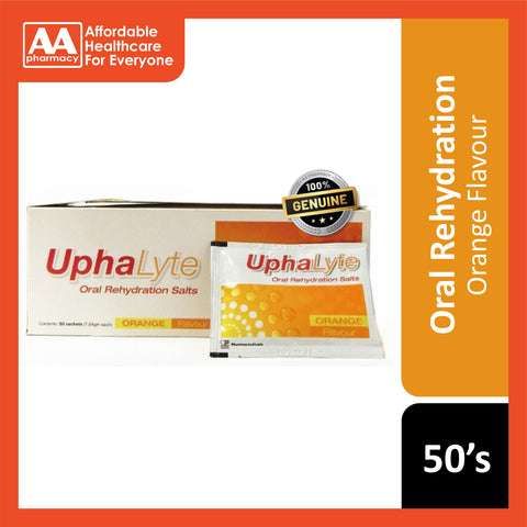 Uphalyte Orange Oral Rehydration Salts Sachet 50's