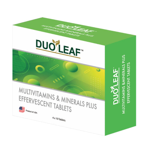 Duoleaf Multivitamins & Minerals Plus Effervescent Tablet 10'sx4