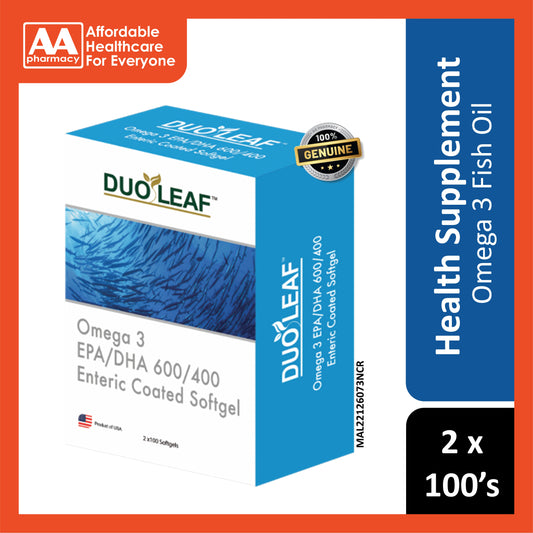 Duoleaf Omega 3 600/400 100's x2