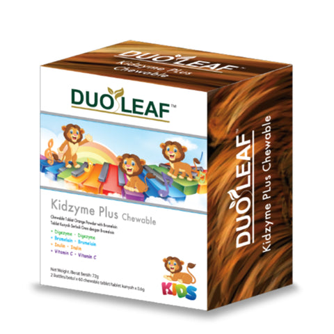 Duoleaf Kidzyme Plus Chewable 60's x2