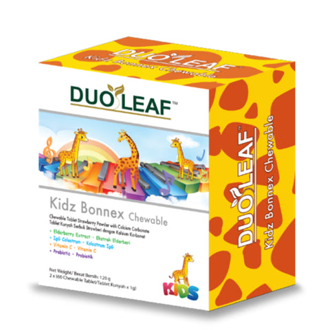 Duoleaf Kidz Bonnex Chewable 60's x2