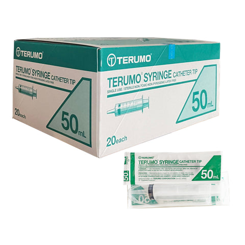 Terumo Syringe 50cc/mL 20's (Catheter Tip)