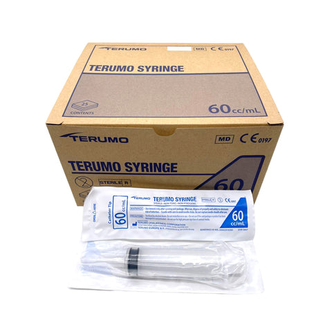 Terumo Syringe 60cc/mL 25's (Catheter Tip)