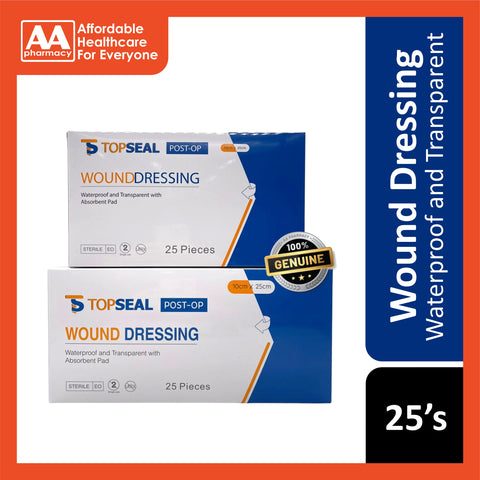 Waterproof Wound Dressing (10x20cm/10x25cm) - 25's