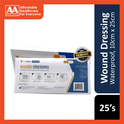 Waterproof Wound Dressing (10x20cm/10x25cm) - 25's