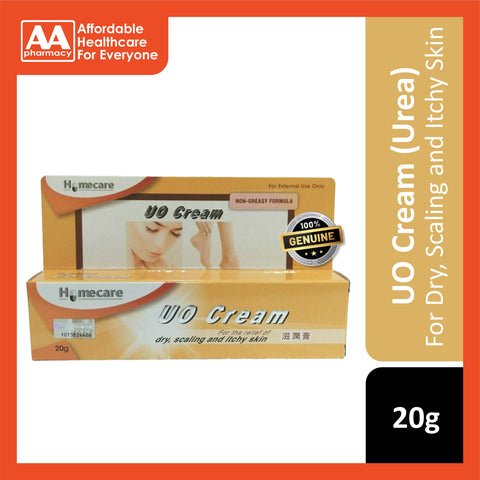 Homecare UO Cream (Urea Cream) - 20g/500g