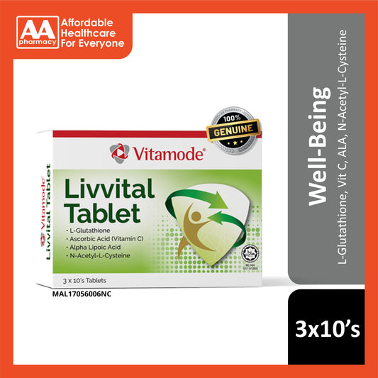 Vitamode Livvital Tablet 3x10's