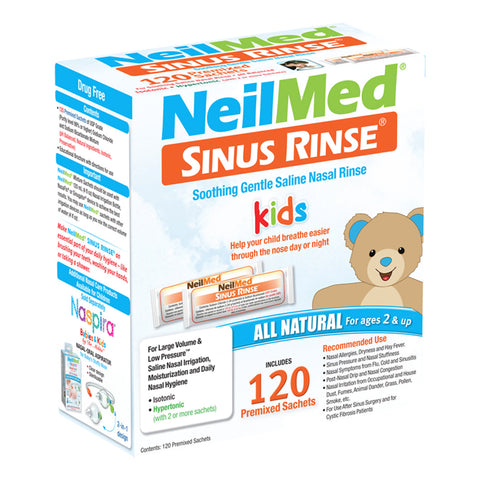 Neilmed Sinus Rinse Paediatric (2 Years+) Premixed Sachet 120's