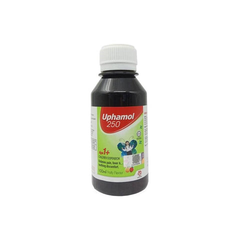 Uphamol 250mg Fruity Suspension 100mL