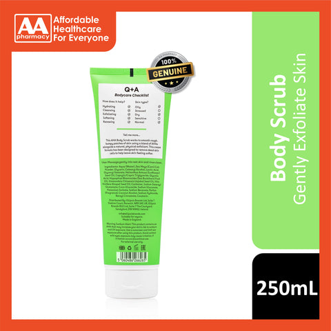 Q+A AHA Exfoliator Body Scrub 250mL