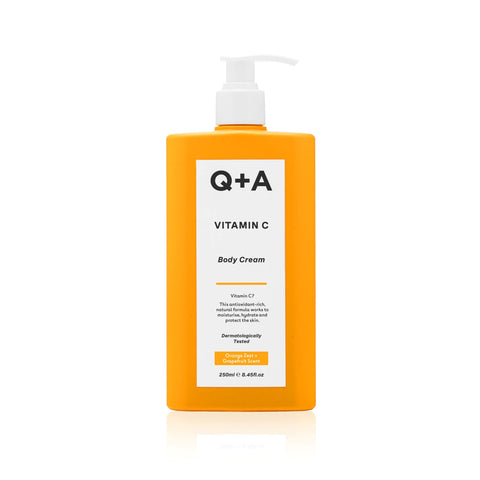 Q+A Vitamin C Body Cream 250mL