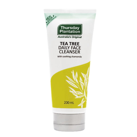 Thursday Plantation Tea Tree Daily Face Cleanser 200mL (With Soothing Chamomile)