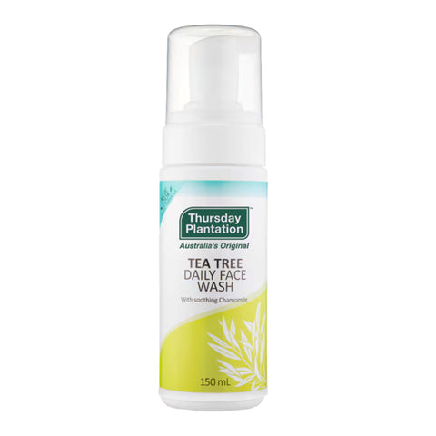 Thursday Plantation Tea Tree Daily Face Wash 150ml - With Soothing Chamomile