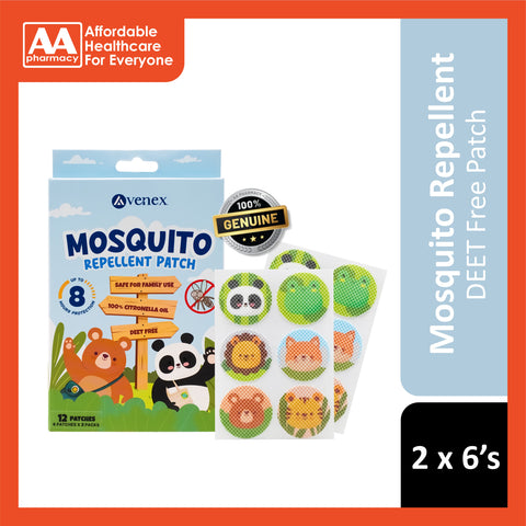 Avenex Mosquito Repellent Patch 12's