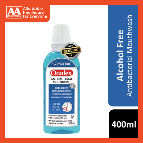 Oradex Antibacterial Mouthwash 400ml