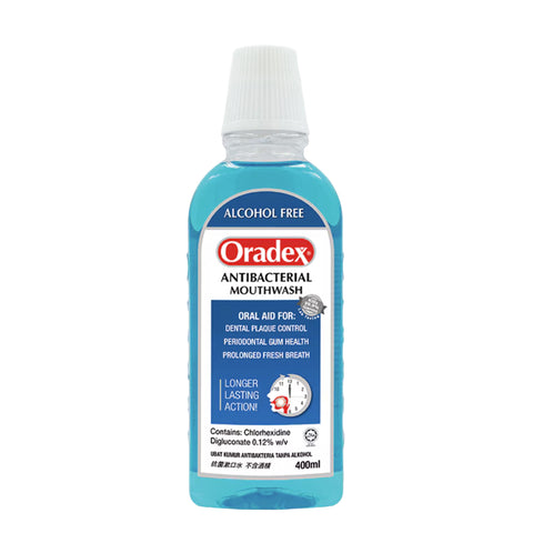 Oradex Antibacterial Mouthwash 400ml