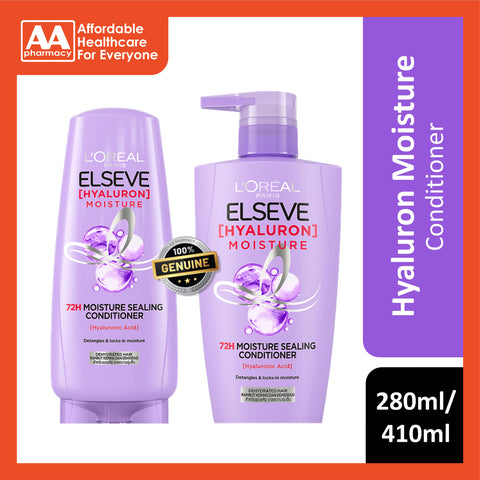 Loreal Elseve Hyaluron 72H Moisture Sealing Conditioner (280ml/410ml)