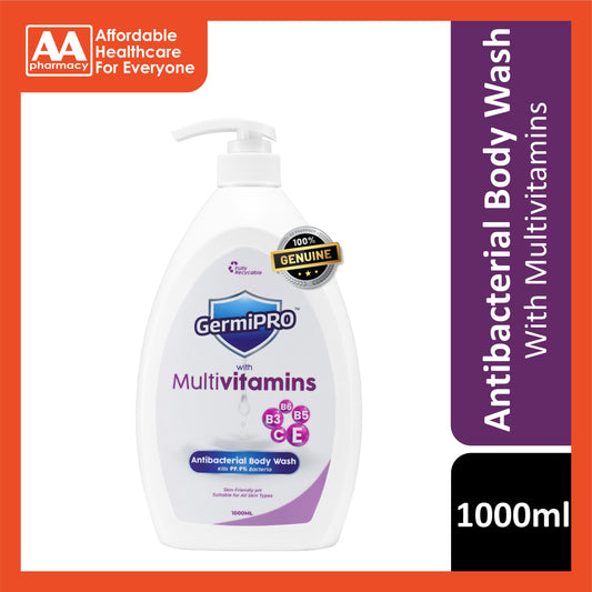 Germipro Antibacterial Body Wash With Multivitamins 1000ml