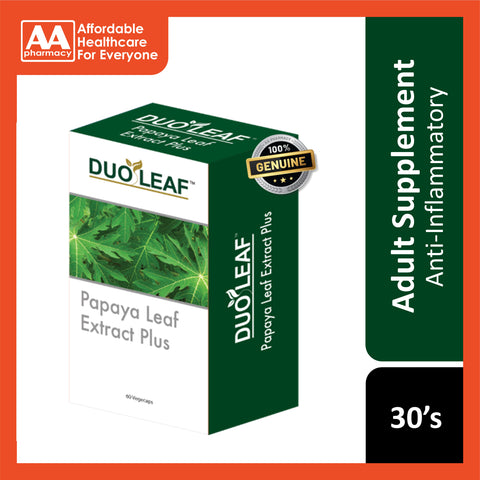 Duoleaf Papaya Leaf Extract Plus Vegecapsule 30's