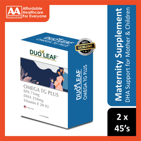 Duoleaf Omega TG Plus Softgel 2x45's