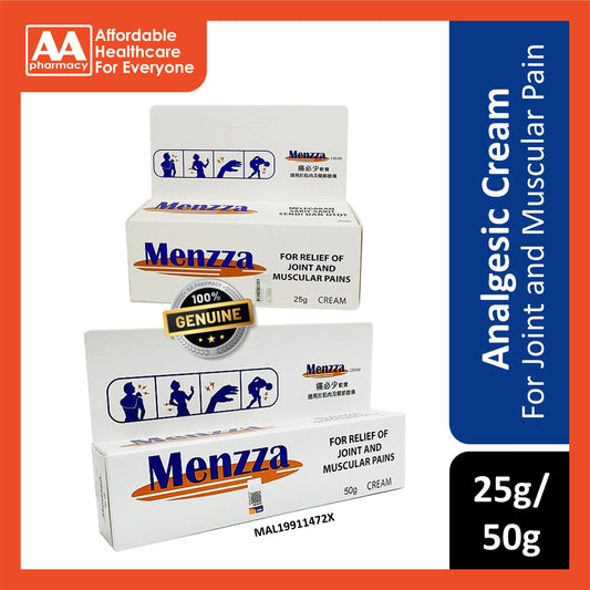 Menzza Cream 25g/ 50g - For Joint and Muscular Pain