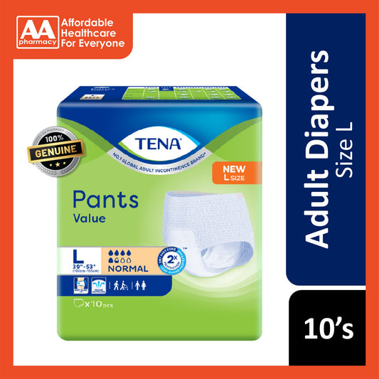 Tena Pants Value Diapers L Size (10's)