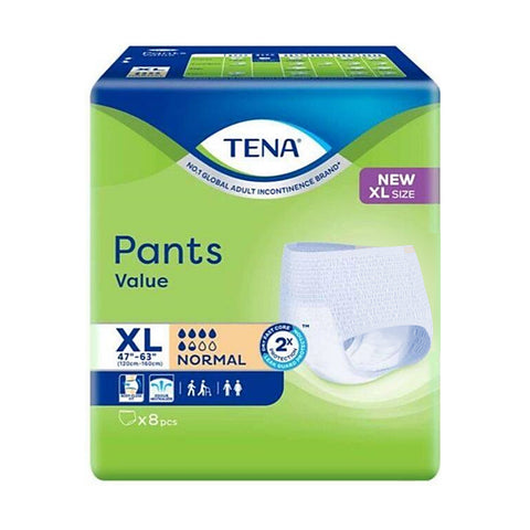 Tena Value Adult Pants Size XL 8's