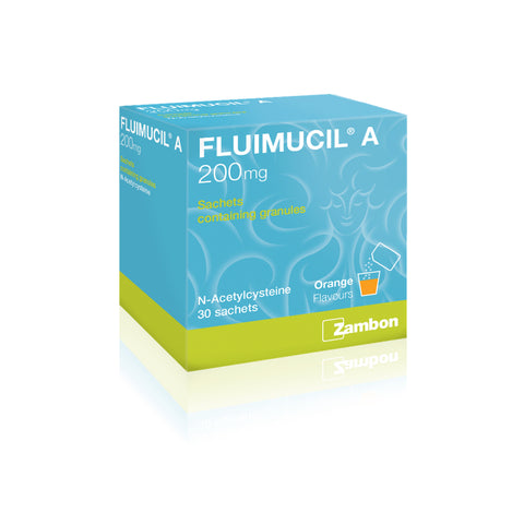 Fluimucil A 200mg Granules Sachet 30's