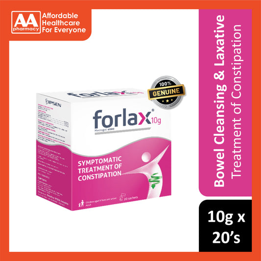 Forlax Powder 10g Sachet 20's (For Adult)